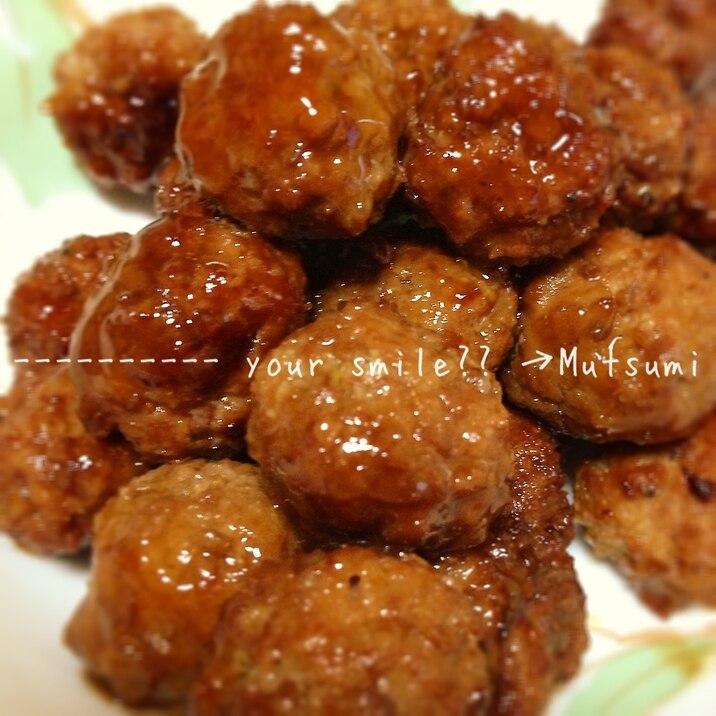 照り焼き風 ミートボール餡 レシピ 作り方 By かえmama 楽天レシピ